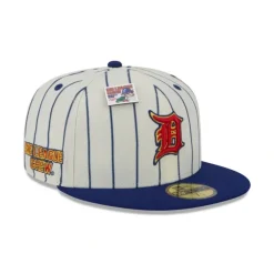 Sale Big League Chew X Detroit Tigers Pinstripe 59FIFTY Fitted Hat - KTGCaps - Baseball caps for various teams, purchased online at a discount Caps