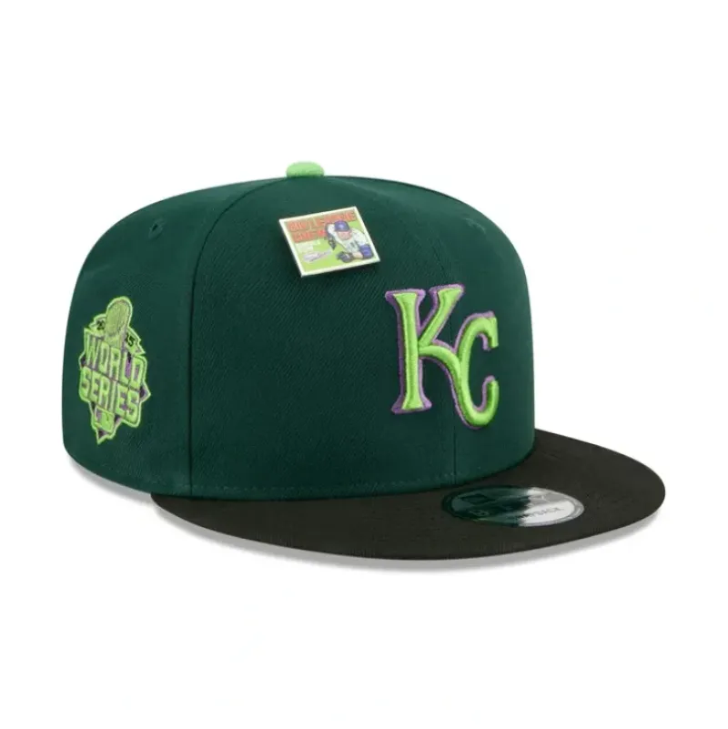 Cheap Big League Chew X Kansas City Royals Sour Apple 9FIFTY Snapback Hat - KTGCaps - Baseball caps for various teams, purchased online at a discount Caps