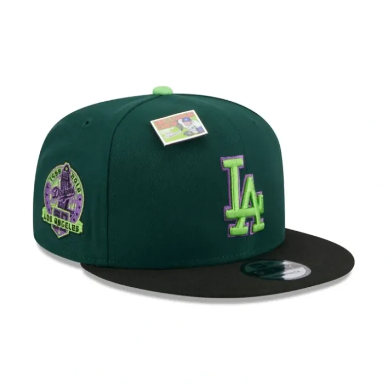 Hot Big League Chew X Los Angeles Dodgers Sour Apple 9FIFTY Snapback Hat - KTGCaps - Baseball caps for various teams, purchased online at a discount Caps