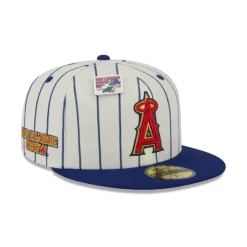 Online Big League Chew X Los Angeles Angels Pinstripe 59FIFTY Fitted Hat - KTGCaps - Baseball caps for various teams, purchased online at a discount Caps