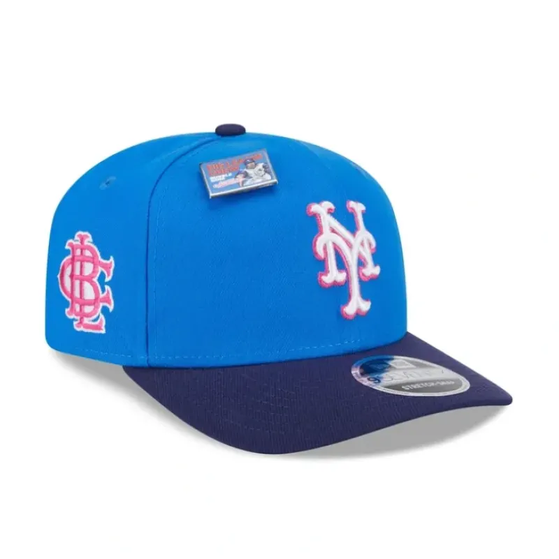Shop Big League Chew X New York Mets Curveball Cotton Candy 9SEVENTY Stretc - KTGCaps - Baseball caps for various teams, purchased online at a discount Caps