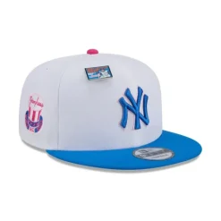 Sale Big League Chew X New York Yankees Cotton Candy 9FIFTY Snapback Hat - KTGCaps - Baseball caps for various teams, purchased online at a discount Caps