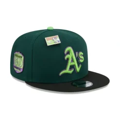 Best Sale Big League Chew X Oakland Athletics Sour Apple 9FIFTY Snapback Hat - KTGCaps - Baseball caps for various teams, purchased online at a discount Caps