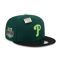Clearance Big League Chew X Philadelphia Phillies Sour Apple 9FIFTY Snapback Hat - KTGCaps - Baseball caps for various teams, purchased online at a discount Caps