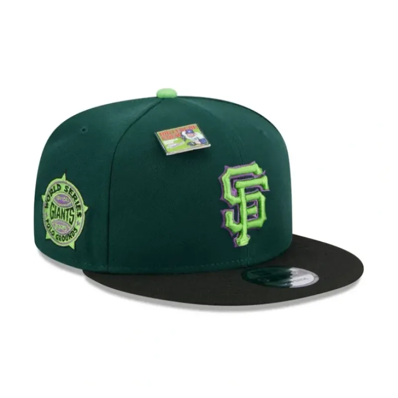Store Big League Chew X San Francisco Giants Sour Apple 9FIFTY Snapback Hat - KTGCaps - Baseball caps for various teams, purchased online at a discount Caps