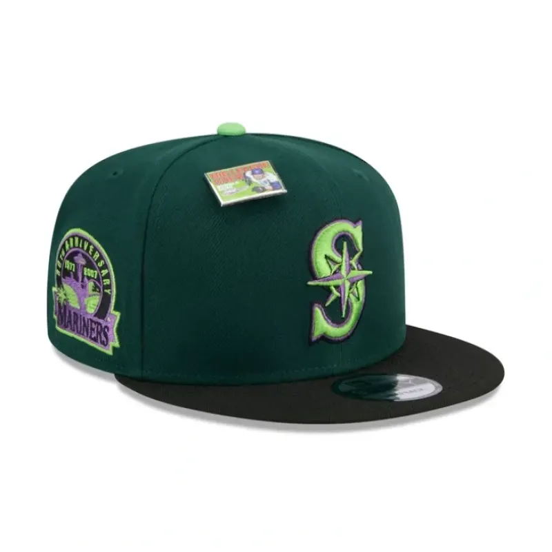 Shop Big League Chew X Seattle Mariners Sour Apple 9FIFTY Snapback Hat - KTGCaps - Baseball caps for various teams, purchased online at a discount Caps