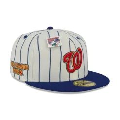 Cheap Big League Chew X Washington Nationals Pinstripe 59FIFTY Fitted Hat - KTGCaps - Baseball caps for various teams, purchased online at a discount Caps