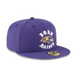 Outlet Born x Raised Baltimore Ravens 59FIFTY Fitted - KTGCaps - Baseball caps for various teams, purchased online at a discount Caps