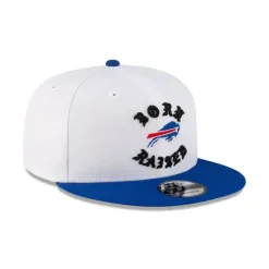 Cheap Born x Raised Buffalo Bills White 9FIFTY Snapback - KTGCaps - Baseball caps for various teams, purchased online at a discount Caps