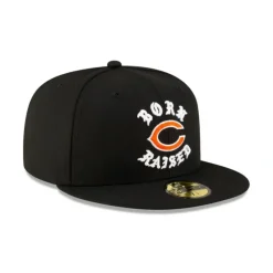 Outlet Born x Raised Chicago Bears 59FIFTY Fitted - KTGCaps - Baseball caps for various teams, purchased online at a discount Caps