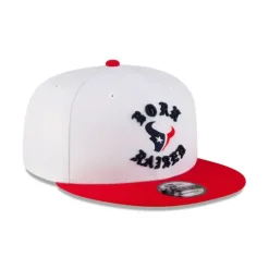 Sale Born x Raised Houston Texans White 9FIFTY Snapback - KTGCaps - Baseball caps for various teams, purchased online at a discount Caps