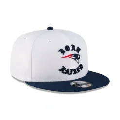 Sale Born x Raised New England Patriots White 9FIFTY Snapback - KTGCaps - Baseball caps for various teams, purchased online at a discount Caps