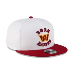 Sale Born x Raised Washington Commanders White 9FIFTY Snapback - KTGCaps - Baseball caps for various teams, purchased online at a discount Caps