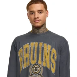 Cheap Boston Bruins Oversized Essentials Long Sleeve TShirt - KTGCaps - Baseball caps for various teams, purchased online at a discount Caps