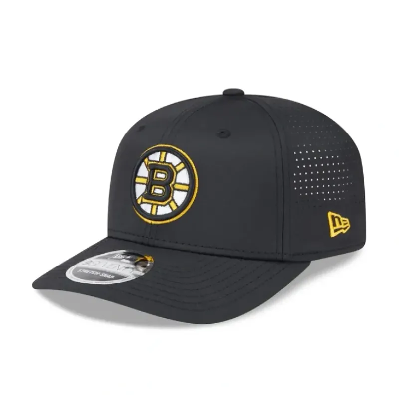 Shop Boston Bruins Perform 9SEVENTY StretchSnap Hat - KTGCaps - Baseball caps for various teams, purchased online at a discount Caps