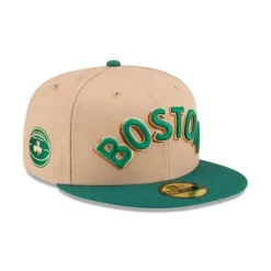 Best Boston Celtics 2023 City Edition Alt 2 59FIFTY Fitted Hat - KTGCaps - Baseball caps for various teams, purchased online at a discount Caps