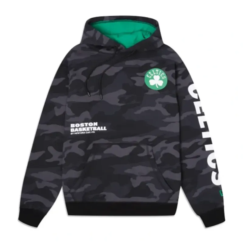 Online Boston Celtics Lifestyle Camo Hoodie - KTGCaps - Baseball caps for various teams, purchased online at a discount Caps