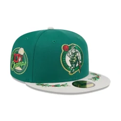 Hot Boston Celtics Novelty Holly 59FIFTY Fitted Hat - KTGCaps - Baseball caps for various teams, purchased online at a discount Caps