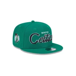 Sale Boston Celtics Script Kids 9FIFTY Snapback Hat - KTGCaps - Baseball caps for various teams, purchased online at a discount Caps