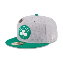 Shop Boston Celtics 70th Anniversary Gray 59FIFTY Fitted Hat - KTGCaps - Baseball caps for various teams, purchased online at a discount Caps