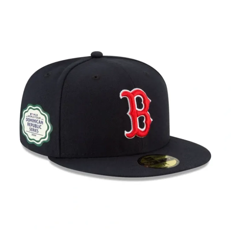 Sale Boston Red Sox 2024 MLB World Tour Dominican Republic Series 59FIFTY F - KTGCaps - Baseball caps for various teams, purchased online at a discount Caps