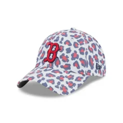 Sale Boston Red Sox Active Animal Print Womens 9TWENTY Adjustable Hat - KTGCaps - Baseball caps for various teams, purchased online at a discount Caps