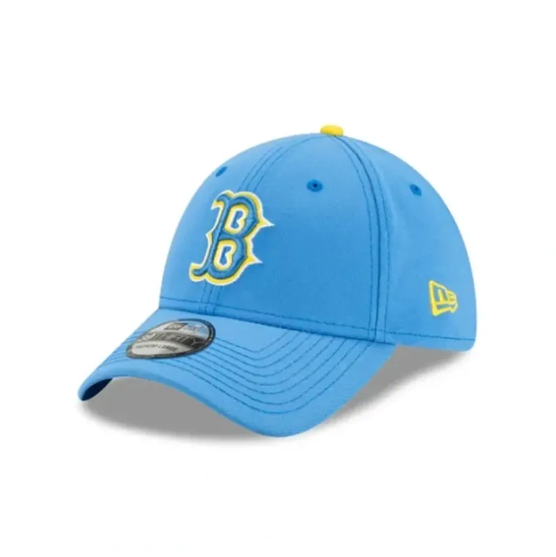 Online Boston Red Sox City Connect 39THIRTY Stretch Fit Hat - KTGCaps - Baseball caps for various teams, purchased online at a discount Caps