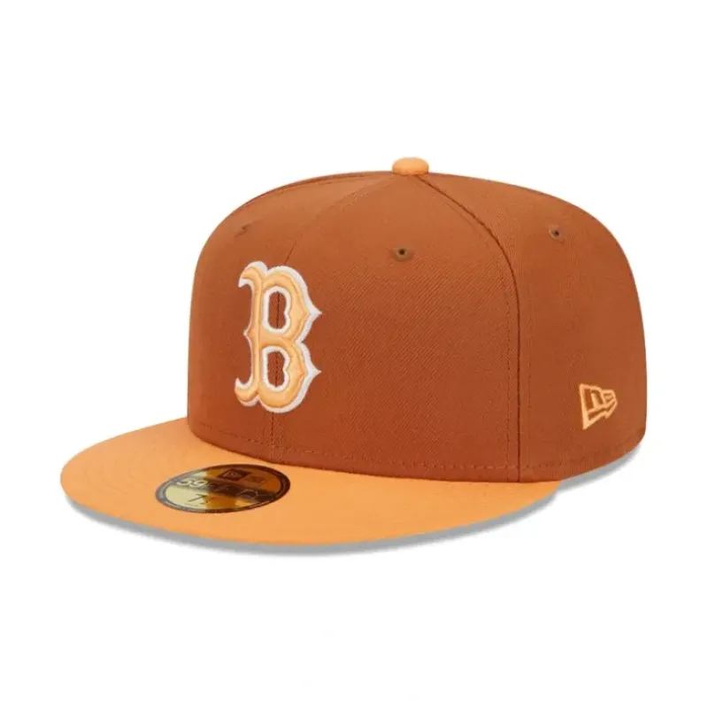 Cheap Boston Red Sox Color Pack Earthy Brown 59FIFTY Fitted Hat - KTGCaps - Baseball caps for various teams, purchased online at a discount Caps
