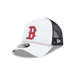 Shop Boston Red Sox Court Sport 9FORTY AFrame Trucker Hat - KTGCaps - Baseball caps for various teams, purchased online at a discount Caps