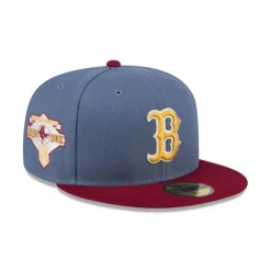 Best Boston Red Sox Deep Blue 59FIFTY Fitted Hat - KTGCaps - Baseball caps for various teams, purchased online at a discount Caps