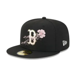 Sale Boston Red Sox Dotted Floral 59FIFTY Fitted Hat - KTGCaps - Baseball caps for various teams, purchased online at a discount Caps