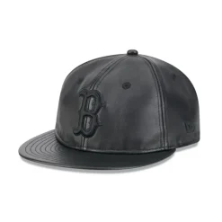 Cheap Boston Red Sox Genuine Leather Retro Crown 9FIFTY Strapback Hat - KTGCaps - Baseball caps for various teams, purchased online at a discount Caps