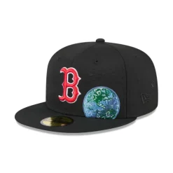 Outlet Boston Red Sox Global 59FIFTY Fitted Hat - KTGCaps - Baseball caps for various teams, purchased online at a discount Caps