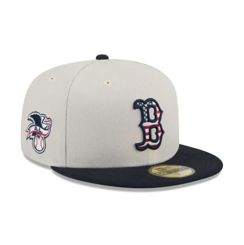 Fashion Boston Red Sox Independence Day 2024 59FIFTY Fitted Hat - KTGCaps - Baseball caps for various teams, purchased online at a discount Caps
