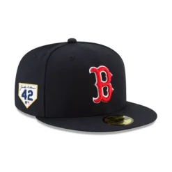 Cheap Boston Red Sox Jackie Robinson Day 2024 59FIFTY Fitted Hat - KTGCaps - Baseball caps for various teams, purchased online at a discount Caps