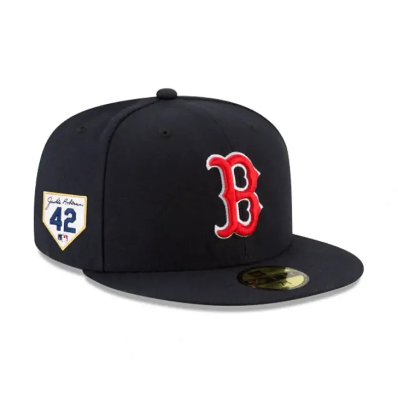 Cheap Boston Red Sox Jackie Robinson Day 2024 59FIFTY Fitted Hat - KTGCaps - Baseball caps for various teams, purchased online at a discount Caps