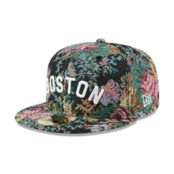 Best Boston Red Sox Jacquard Pattern 59FIFTY Fitted Hat - KTGCaps - Baseball caps for various teams, purchased online at a discount Caps