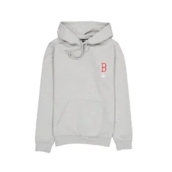Store Boston Red Sox Logo Essentials Gray Hoodie - KTGCaps - Baseball caps for various teams, purchased online at a discount Caps