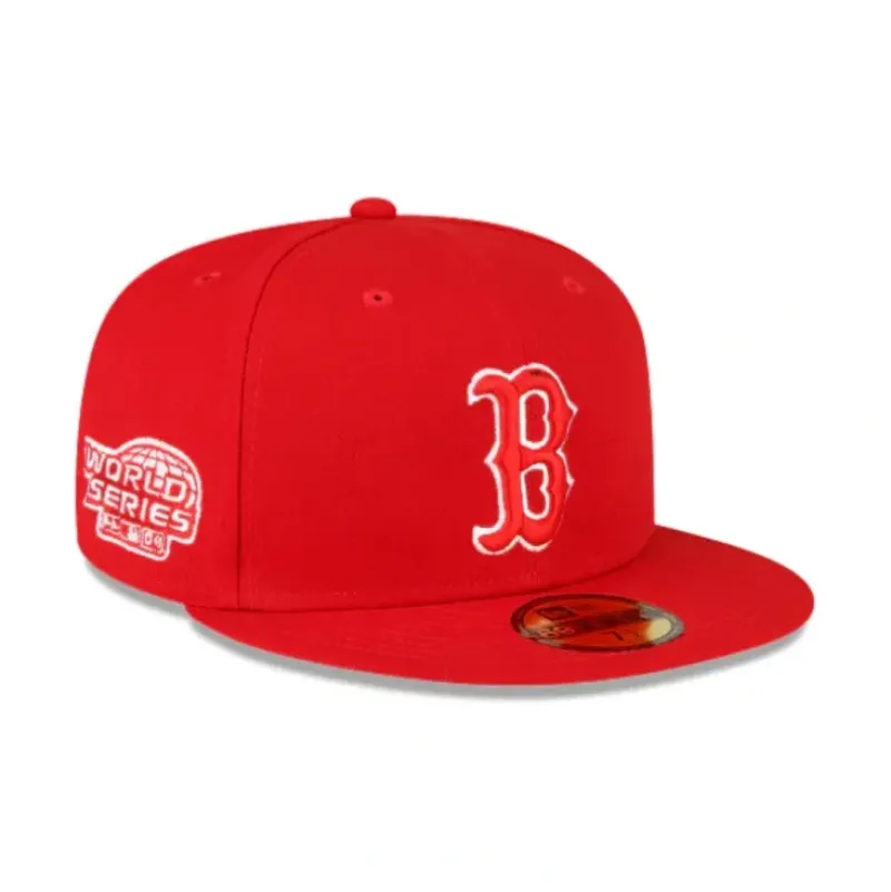 Sale Boston Red Sox Sidepatch Red 59FIFTY Fitted Hat - KTGCaps - Baseball caps for various teams, purchased online at a discount Caps