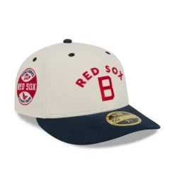 Clearance Boston Red Sox Vintage Stack Low Profile 59FIFTY Fitted Hat - KTGCaps - Baseball caps for various teams, purchased online at a discount Caps