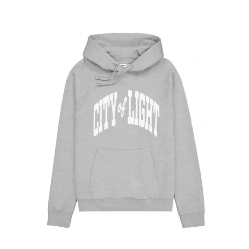 Shop Brand New Era City of Light Heather Gray Hoodie - KTGCaps - Baseball caps for various teams, purchased online at a discount Caps