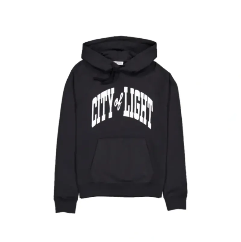 Store Brand New Era City of Light Black Hoodie - KTGCaps - Baseball caps for various teams, purchased online at a discount Caps