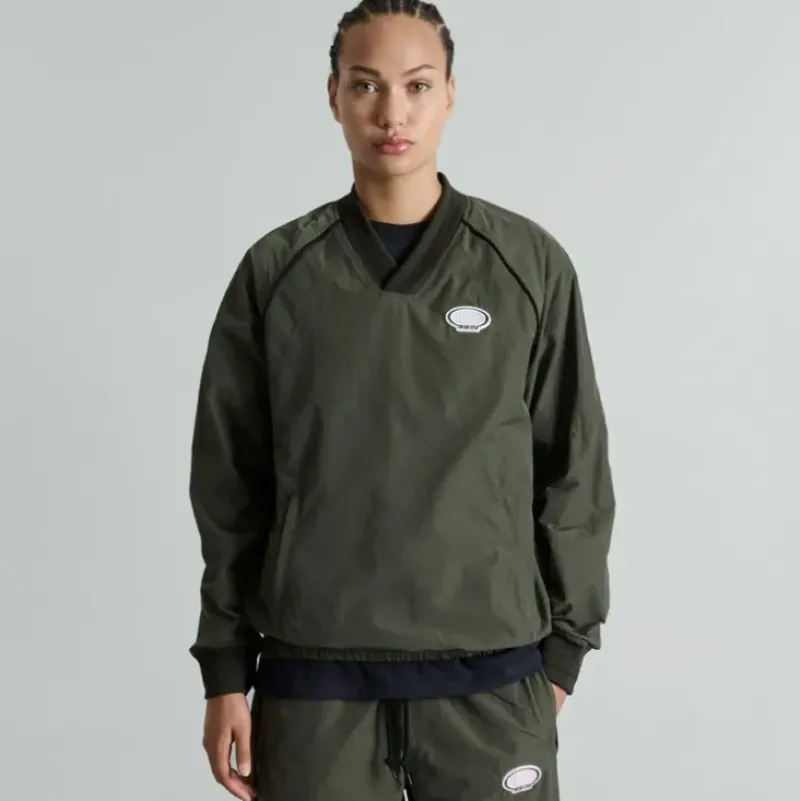 Online Brand New Era Larkin Dusty Charcoal Track Pullover Jacket - KTGCaps - Baseball caps for various teams, purchased online at a discount Caps