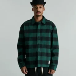 Shop Brand New Era Lumber Plaid Kelly Green Shirt Jacket - KTGCaps - Baseball caps for various teams, purchased online at a discount Caps