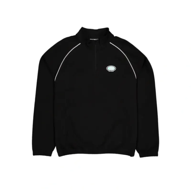 Best Brand New Era Shoreline Black HalfZip Pullover - KTGCaps - Baseball caps for various teams, purchased online at a discount Caps