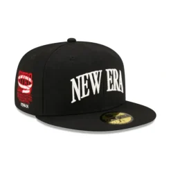 Best Brand New Era Sized Black 59FIFTY Fitted Hat - KTGCaps - Baseball caps for various teams, purchased online at a discount Caps