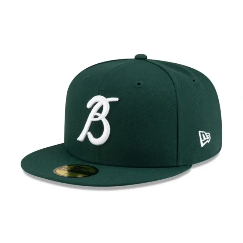 Store Bravos de León Away Green 59FIFTY Fitted Hat - KTGCaps - Baseball caps for various teams, purchased online at a discount Caps