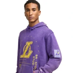 Online Bristol x Los Angeles Lakers Hoodie - KTGCaps - Baseball caps for various teams, purchased online at a discount Caps