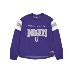Store Brooklyn Dodgers Throwback Womens Crewneck - KTGCaps - Baseball caps for various teams, purchased online at a discount Caps