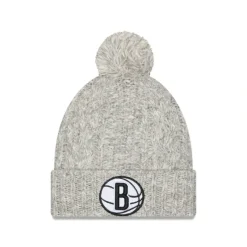 Store Brooklyn Nets Shimmer Pom Knit Hat - KTGCaps - Baseball caps for various teams, purchased online at a discount Caps